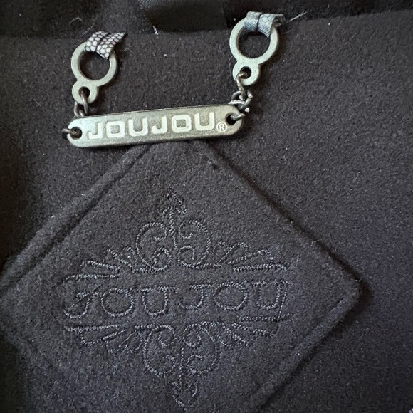 Jou Jou Elegant Black Coat - Picture 2 of 4